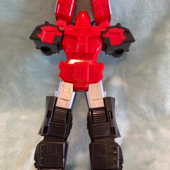 Power Rangers Red Beast Racer Zord Megazord Morphers Action Figure Toy 2018 Hasb - Picture 3 of 7